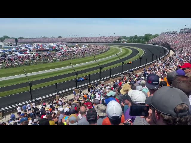 2022 Indy 500 Start Turn 3 (4K Pure Sound)