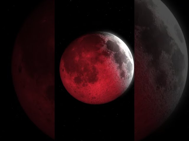 [4k UHD] Blood Moon Eclipse | May 15-16, 2022 | Time Lapse