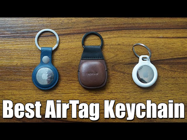 Best Apple AirTag Leather Keychain