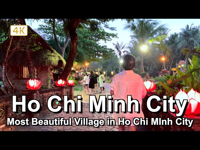 Ho Chi Minh City, Vietnam 🇻🇳 The Most Beautiful Village - 2023 4K HDR Walking Tour