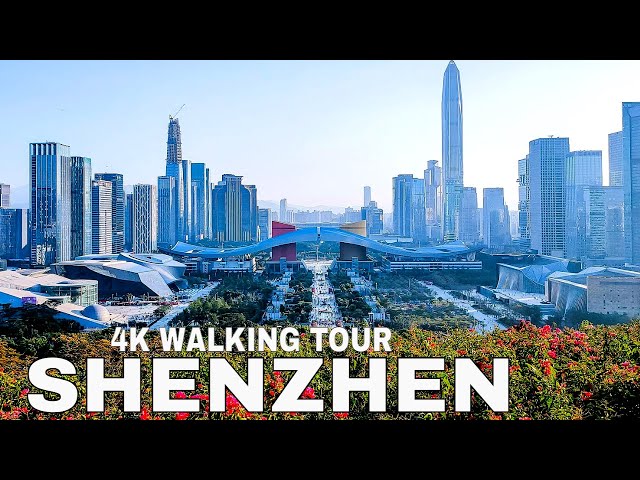 Shenzhen China CBD | City Of The Future? | 4K Walking Tour | October 2021