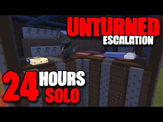I Survived Unturned Escalation Alone For 24 Hours & This Is What Happened ...