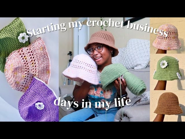 My crochet business | Days in my life starting a small business on etsy