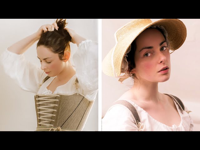 Getting dressed in the 18th century - working woman