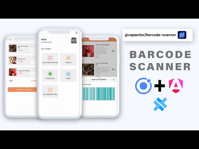 Capacitor Barcode (and QR-code) Scanner App in Ionic Angular