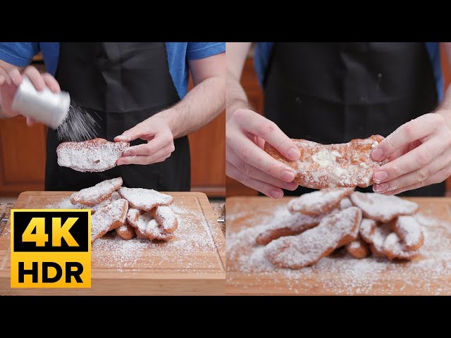 Zeppole Recipe (Italian Fried Dough) | 4K HDR (High-Dynamic Range)