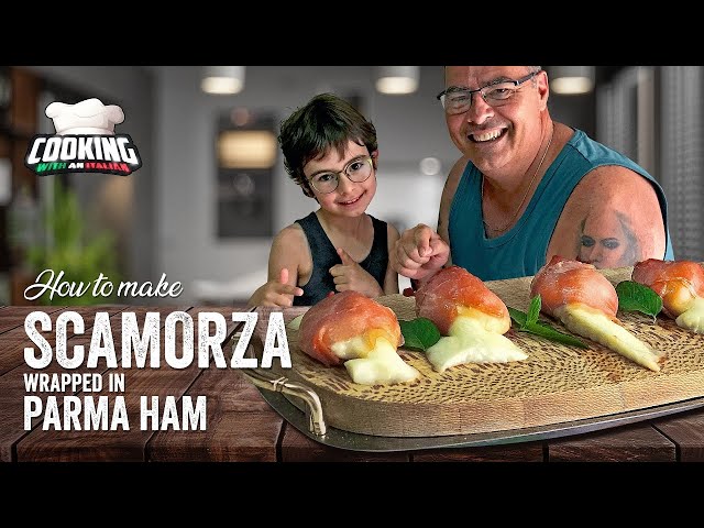 How to make Scamorza wrapped in Parma Ham