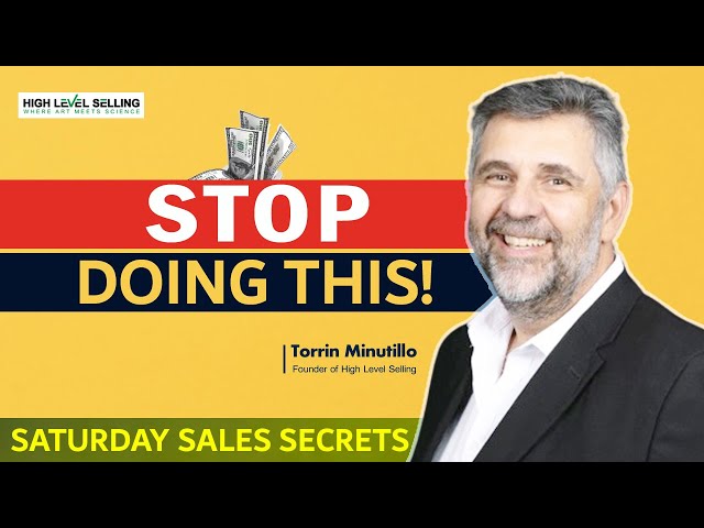 The #1 Sales Mistakes Costing You Money | High Level Selling