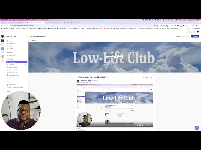 Launch or Revive Your YouTube Channel in 90 Days! Low-Lift Club Walkthrough