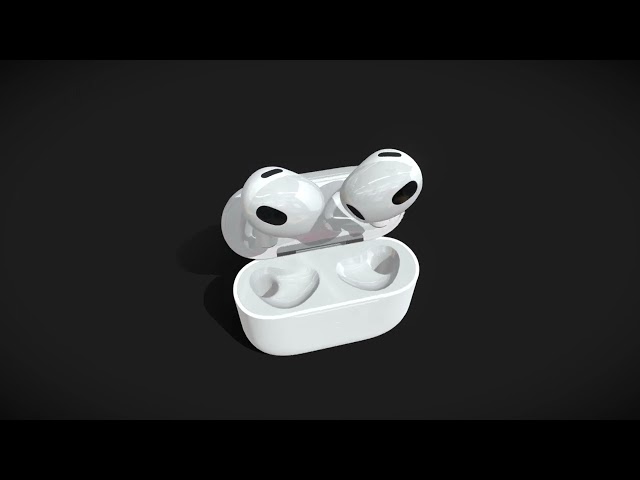 AirPods Pro 3 | Apple AirPods Pro 3D Rendered