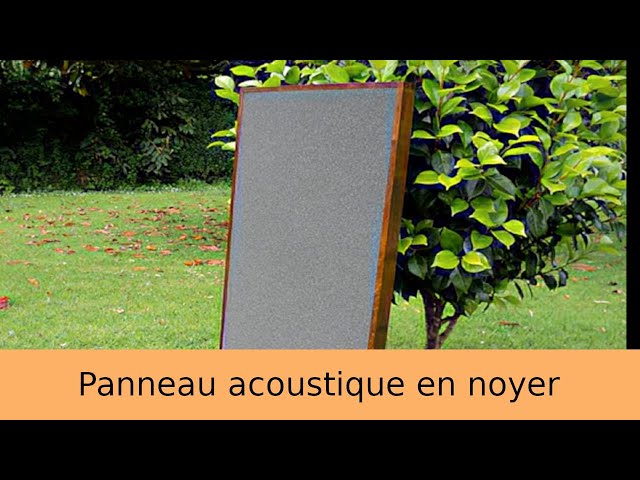 Walnut acoustic panel