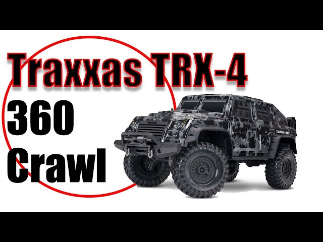 Traxxas TRX 4 Tactical Edition VR 360 Crawl