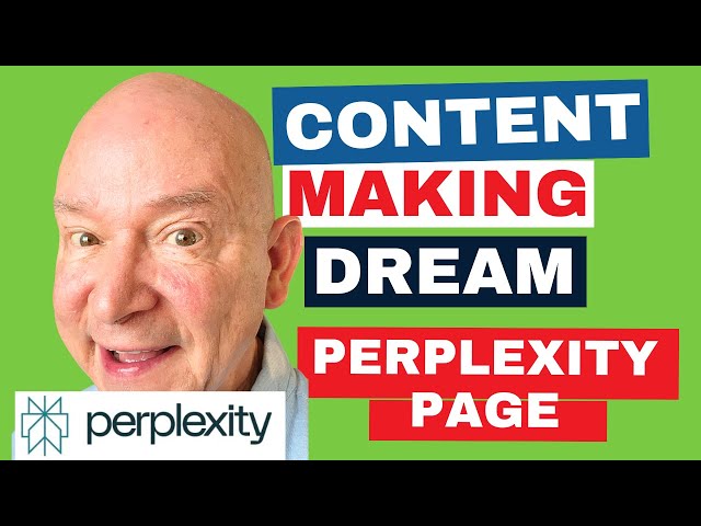 Perplexity Page -- Content Creators' Best-Kept Secret