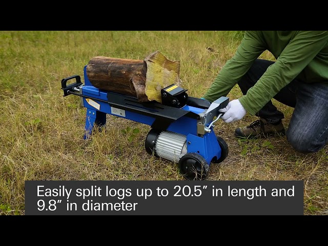BILT HARD Electric Log Splitter, 6.5 Ton Power Wood Splitter for Firewood Splitting Forestry