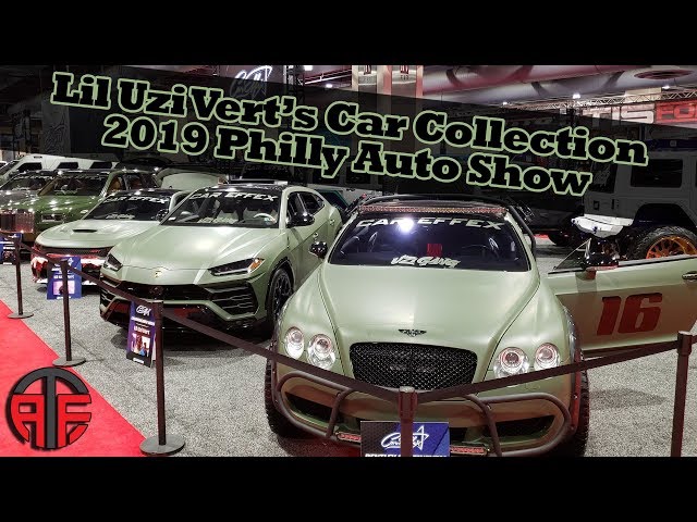 Lil Uzi Cars Collection on Display at the 2019 Philadelphia Auto Show