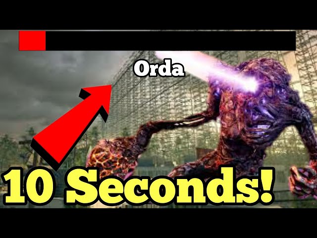 How to Kill Orda in TEN SECONDS in Outbreak! FASTEST METHOD! Cold War Zombies
