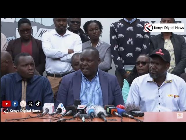 Kenyan Human Rights Commission Issues EXPLOSIVE Press briefing concerning police act during demos!!