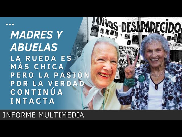 Abuelas de Plaza de Mayo: la ronda se reduce pero la búsqueda continúa