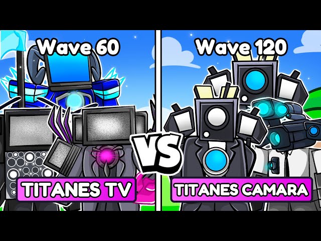 🔥 ¡TITANES TV y TITANES CÁMARA vs ENDLESS MODE! (Toilet Tower Defense Roblox)
