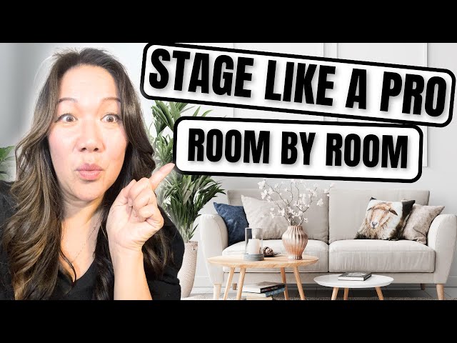 5 Home Staging Tips - Essential Room by Room Guide to Stage Your Home like a PRO.