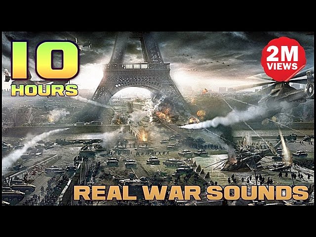 Real War Sounds - 10 Hours - HD 1080p Video