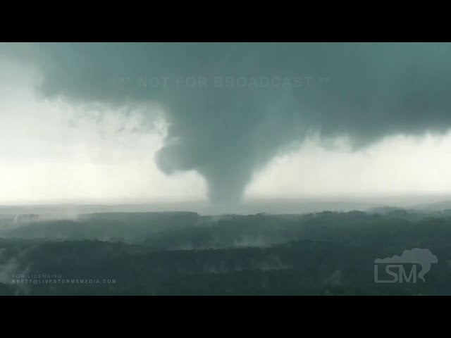 03-18-2021 Silas, AL - Tornado From Drone With Time Lapse
