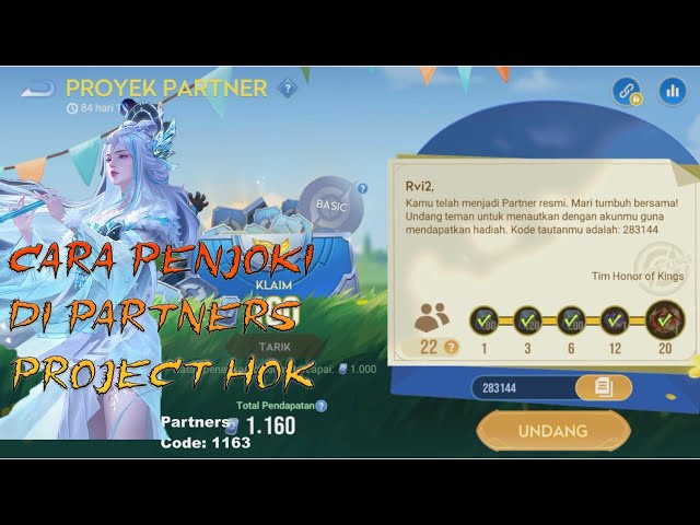 How I Created 20 Accounts to Get TOKEN, SKIN LEGENDS & EPIC on Partners Project - HONOR OF KINGS