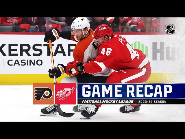 Flyers @ Red Wings 12/22 | NHL Highlights 2023