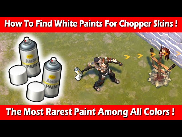 How To Find Rare White Paints For New Chopper Skins ! Last Day On Earth Survival