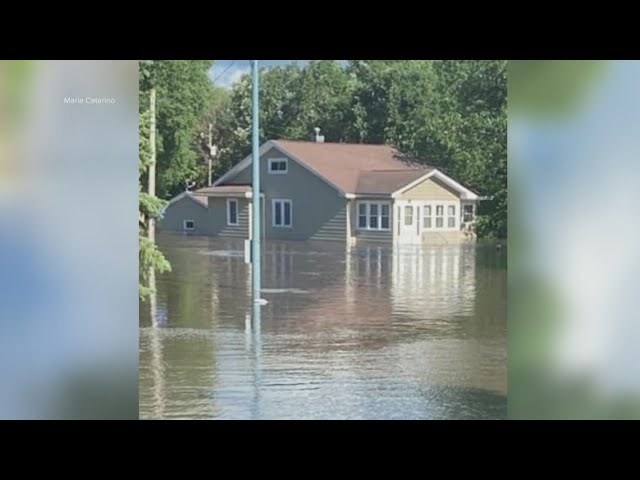 Flooding in Cherokee, Iowa, severely damages homes