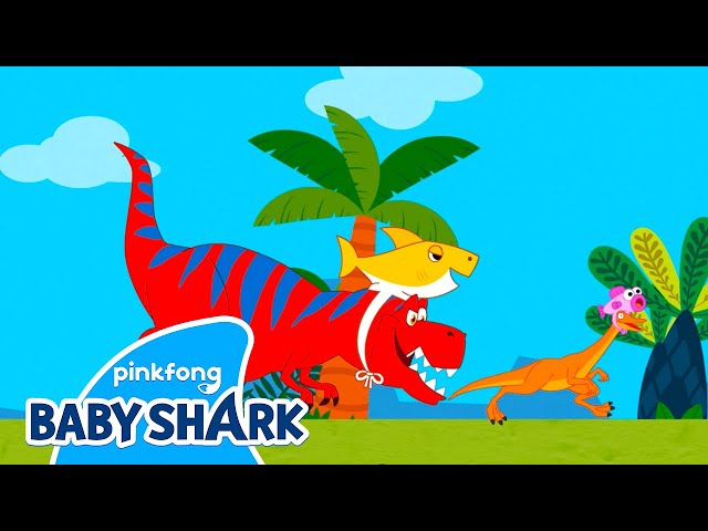 Baby Shark & Tyrannosaurus-Rex | Baby Shark Doo Doo Doo | Baby Shark Official