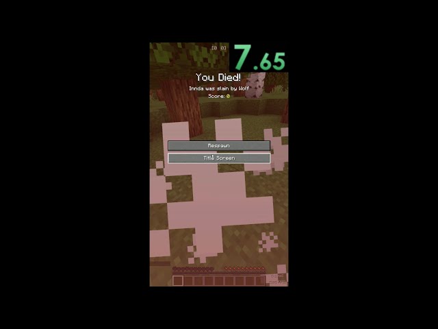 Wolf Death WORLD RECORD (7.65s) #shorts