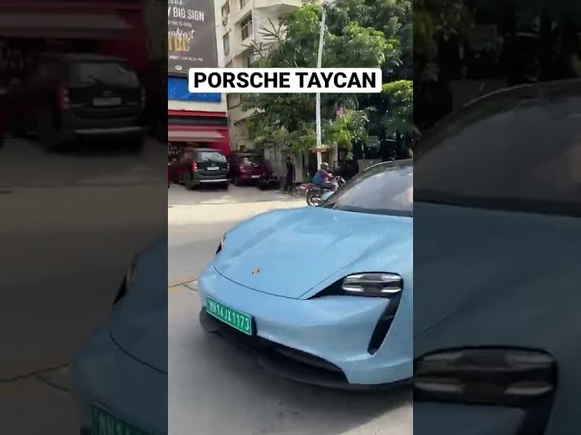 India’s Electric ⚡️ PORSCHE Taycan in Bangalore #shorts #youtubeshorts #youtube #porsche #india