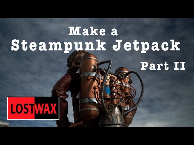 How to Make a Steampunk Jet Pack From Foam. DIY Steampunk Style.