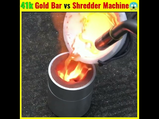 41k Gold vs Shreder Machine এটা দেখে আপনি বিস্মিত হয়ে যাবেন 🤯 #shorts #youtubeshorts #viral #facts