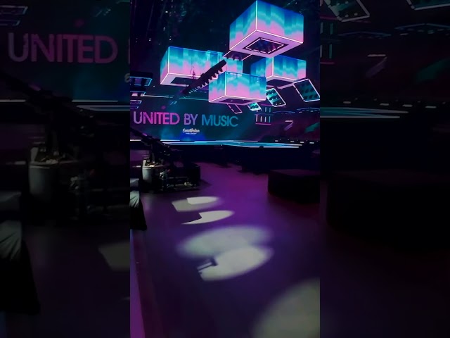 Time lapse of #Eurovision2024 stage being built 🥰 #unitedbymusic