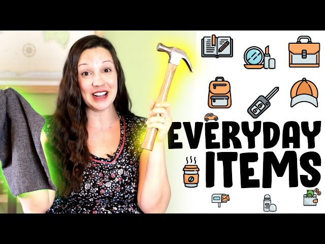 Do you know these EVERYDAY ITEMS? + bonus idioms!