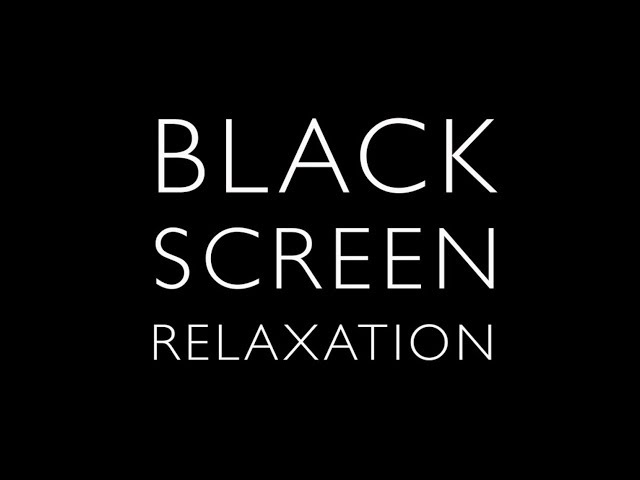 4K 10 hours - Black Screen, Audio of Crackling Fireplace - High Quality Recording
