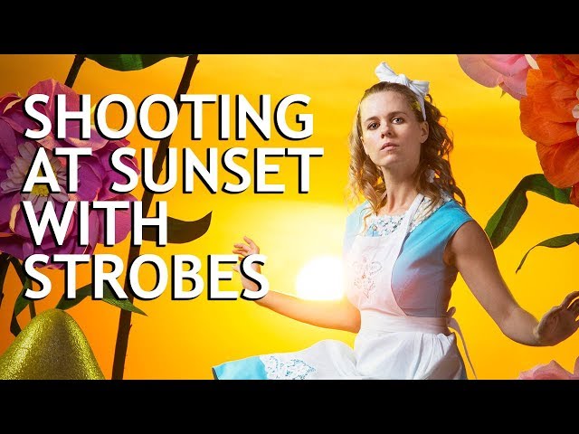 Shooting at Sunset with Strobes