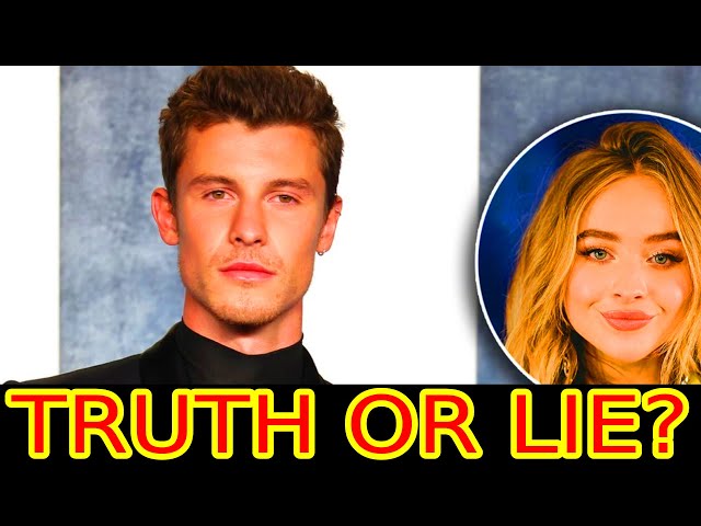👉👉👉👉TRUE OR LIE? Shawn Mendes Addresses Sabrina Carpenter Romance Rumors👈👈👈👈👈