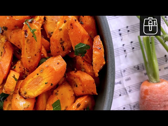 Karotten aus der Heißluftfritteuse in nur 20 Minuten