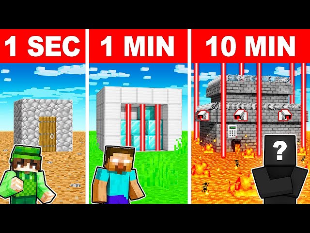 ULTIMATE Security House: 1 SECOND vs 10 MINUTES