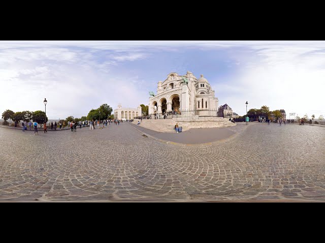360° STOCK VIDEO 4K | Sacré Coeur Right Side | Atmosphaeres