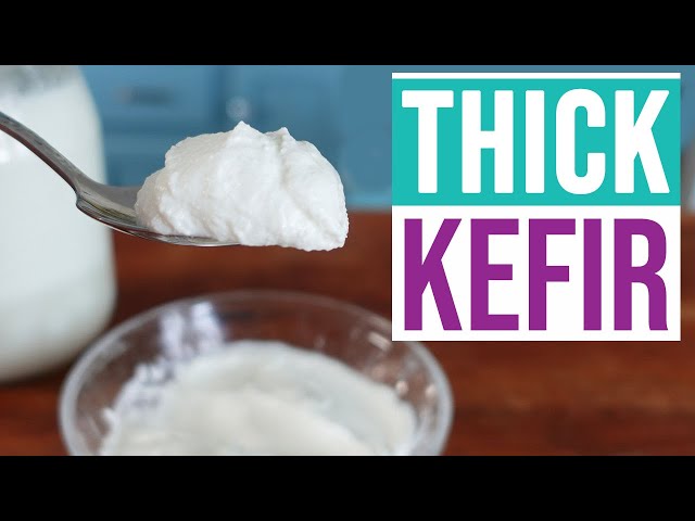 HOW TO MAKE THICK KEFIR ⭐ Greek Yogurt Consistency!