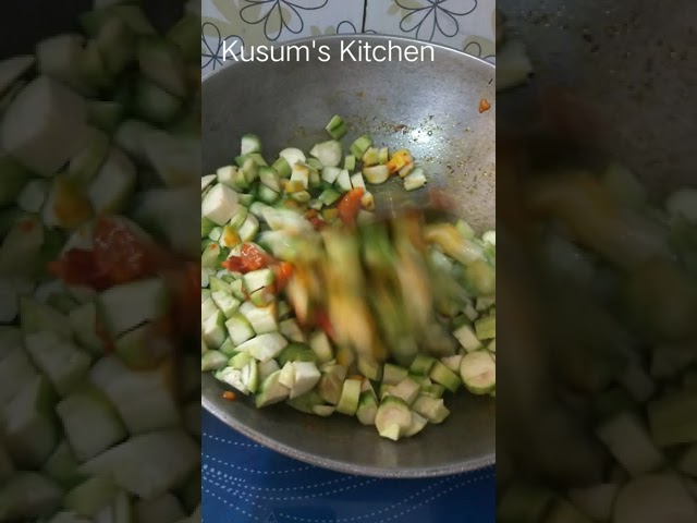 Quick and Easy Turai Recipe | How to make turai ki sabji #kusumskitchen #turaikisabji