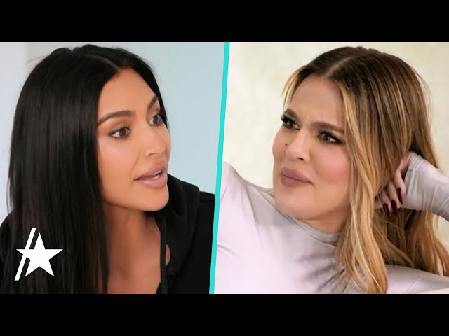 Kim Kardashian & Khloé Kardashian Trade Barbs In HEATED Mom-Shaming Fight