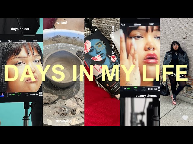 digital diaries 💌 | day in the life of a plus size model, pottery, etc