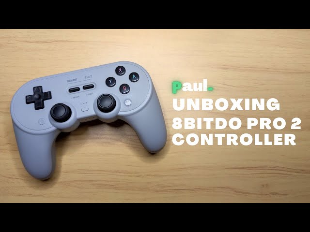 8BitDo Pro 2 Controller, Phone Clip & Travel Case Unboxing - the best 3rd party controller? | ASMR
