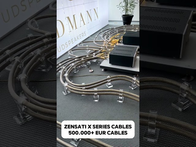 ZenSati X series cables - 500.000+ EUR cables #hifi #audiophile #loudspeaker #audio #hifiaudio