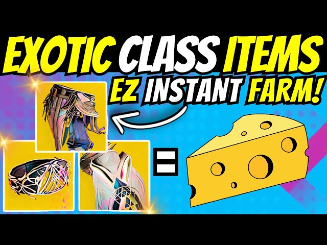 Easy EXOTIC CLASS ITEMS Cheese & FARM (How to Get FAST) Secret Dual Destiny 2 Exotic Mission Guide!